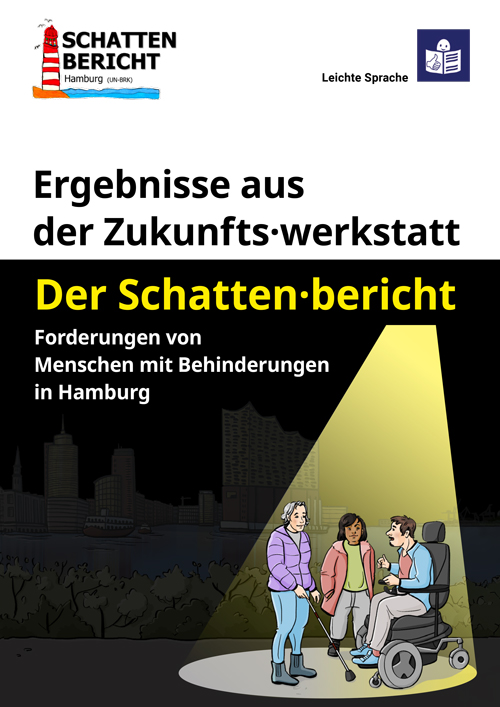 Seite von einer Beispielseite aus dem Schattenbericht _ Forderungen von Menschen mit Behinderungen in Hamburg
